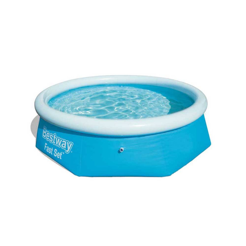 Piscina Inflavel Fast Set Bestway Com Capacidade Para 1400 Litros E 4 Pessoas Em Estrutura Reforcada