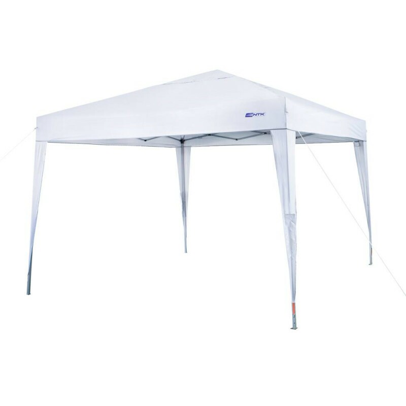 Gazebo articulado Trixx NTK de 3m x 3m com estrutura de treliça em alumínio  reforçada com aço Branco