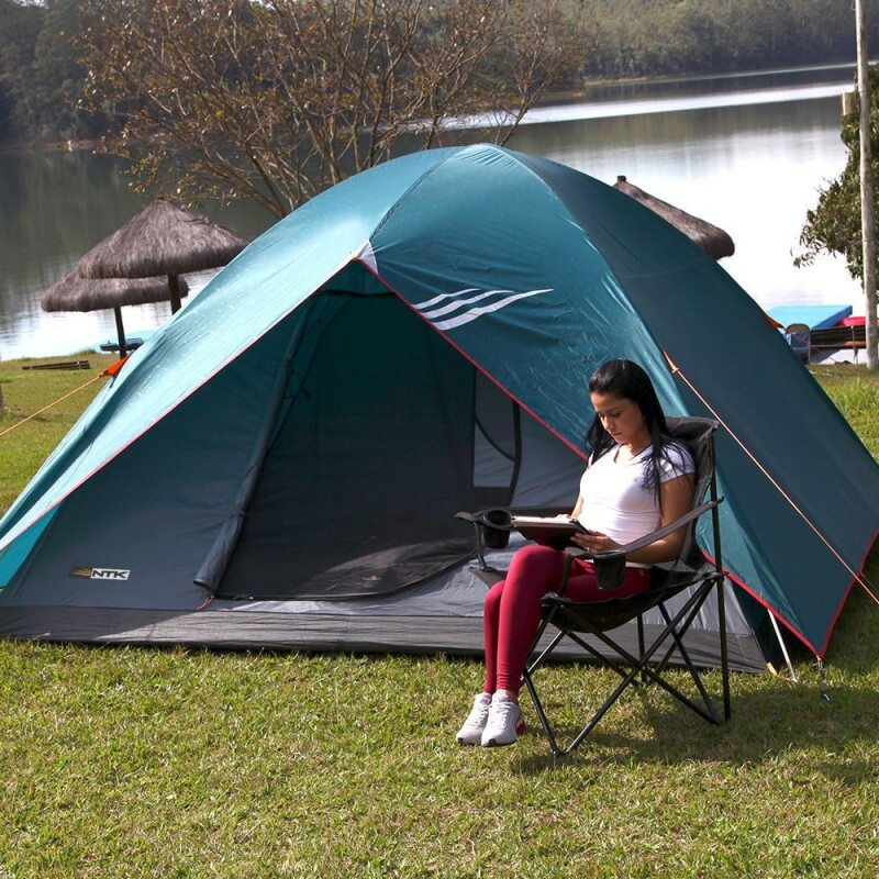 Barraca de camping Cherokee GT 2/3 NTK para até 3 pessoas, impermeável ...