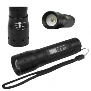 Lanterna de Led 3 Modos para Atividades Outdoor e uso Urbano Saturn Azteq