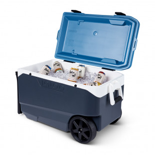 Caixa térmica Igloo Maxcold Latitude Roller de 85 litros com rodinhas para 137 latas