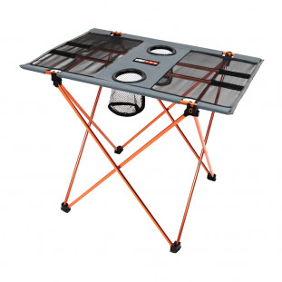 Mesa Azteq COSMO leve, compacta e fácil de montar, desenhada para atividades outdoor, camping e pesca