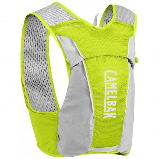 Mochila de hidratação CamelBak Ultra PRO Vest 1 litro desenhada para corridas de trail running e corrida em geral Amarel