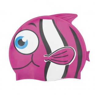Touca de natação infantil Bestway Peixinho 100% de silicone