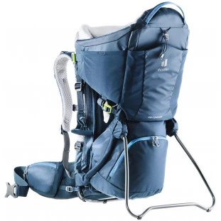 Mochila para carregar bebê Deuter para caminhada ou travessias, mas também para o dia a dia Kid Comfort Azul