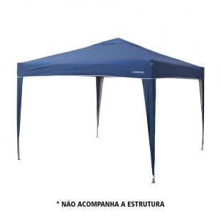 Teto para tenda/gazebo Trixx NTK 3x3m do tipo aluminizado e com proteção solar UV 50+