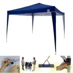Tenda Gazebo de Praia Bel 3m X 3m Sanfonada Dobrável Super Leve fácil de montar Com Proteção UV fator +60
