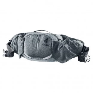 Pochete Deuter Pulse 3 para caminhadas curtas, trekking e pedaladas com sistema de hidratação cinza